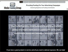 Tablet Screenshot of mediafundinggroup.com